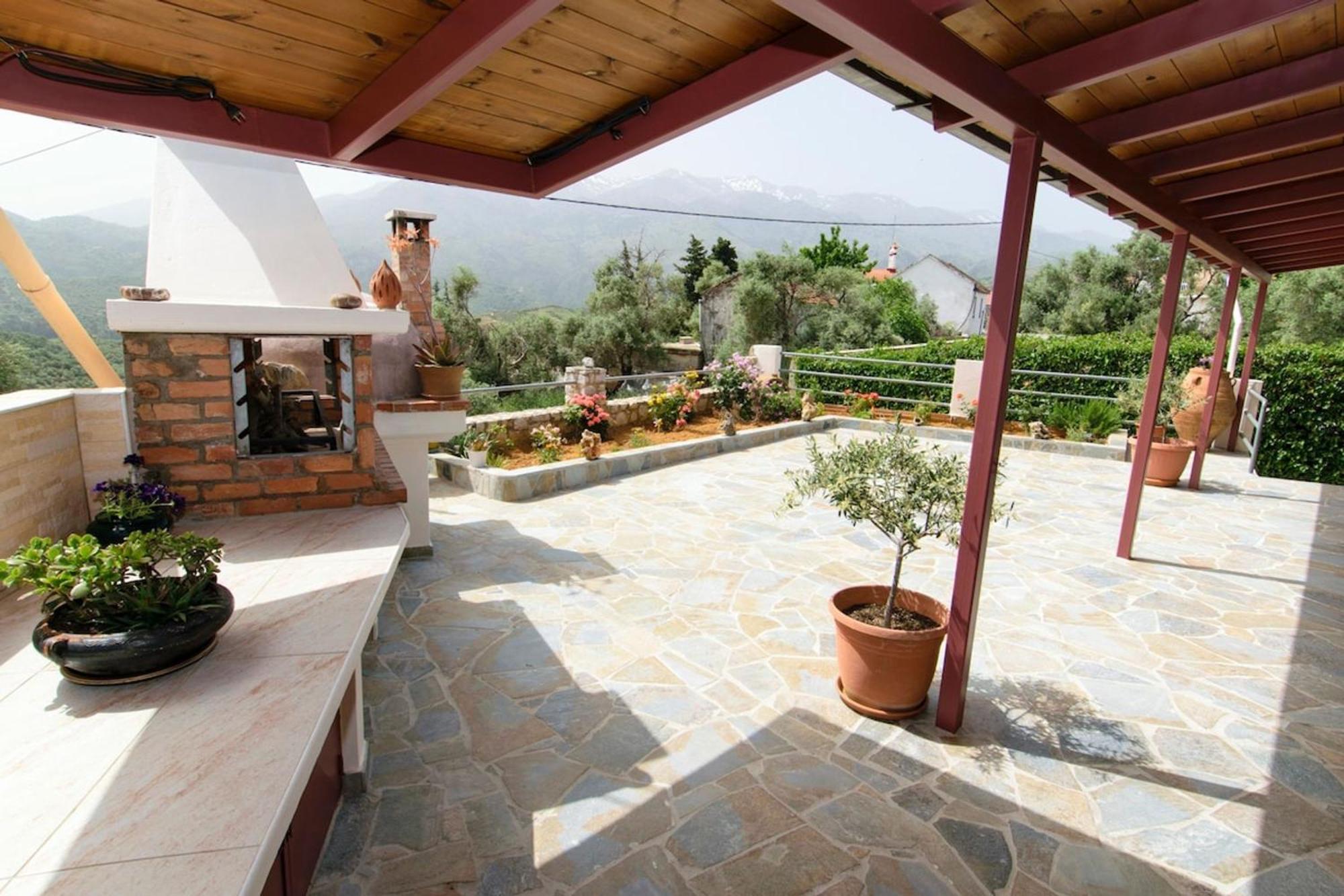 Aoria Traditional House With Stuning Mountain View Loulos Luaran gambar